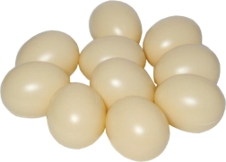 Set plastic eieren voor spel (10 stuks)