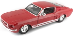 Automodel Ford Mustang GT 1967 1:24 rood