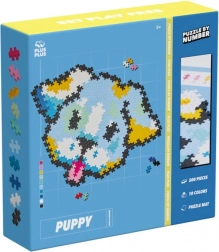 Plus-Plus puzzelen op nummer – hondje, 500 stuks