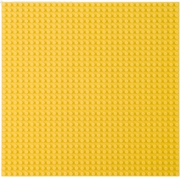 Bouwplaat voor blokken geel 40x40 cm
