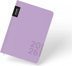 Dagelijkse agenda A5 2026 PASTELINI paars