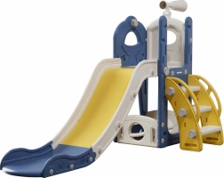 Vrijstaande glijbaan voor kinderen met ladder voor in huis en in de tuin