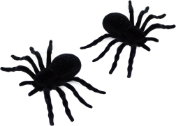 Halloween spinnen decoratie 2 stuks