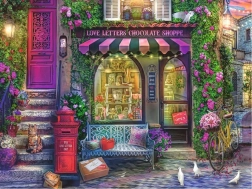 Ravensburger puzzel Love Letters Chocolate Shop 1500 stukjes
