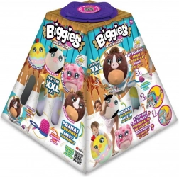 Biggies pluchen speelgoed XXL Kuikentje Geel