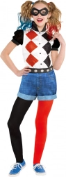 Kinderkostuum Harley Quinn voor leeftijd 8-10 jaar