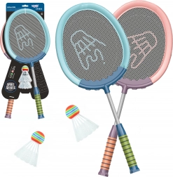 Woopie set rackets en ballen voor badminton