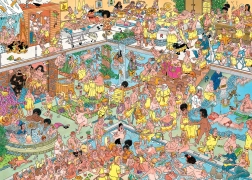 Puzzel JUMBO Jan van Haasteren - Een beetje ander wellness 1000 stukjes