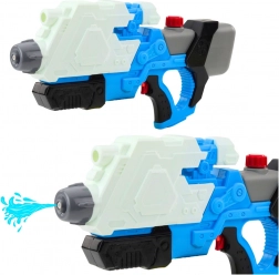 Waterpistool - pompgeweer wit-blauw 650 ml