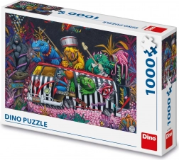 Puzzel monstertjes op reis