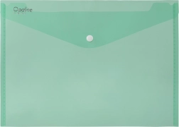 Documentenmap met drukknoop A5 Opaline groen