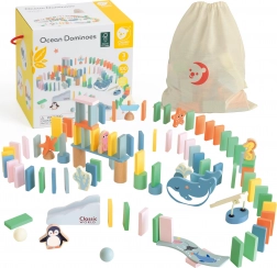 Houten domino Ocean van Classic World - 100 stukjes