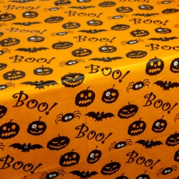 Halloween-flanellen tafelkleed 132 × 178 cm