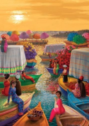 Puzzel Bloemenhaven 1000 Stukjes