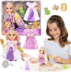 Mini Disney Rapunzel-pop uit Tangled met accessoires