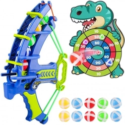 Wopie leuke set voor darten met zuignappen Dino 2-in-1