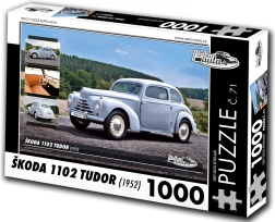 Puzzel Retro Auto's Škoda 1102 Tudor 1952 1000 stukjes
