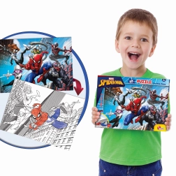 dubbelzijdige puzzel SPIDER-MAN 48 stukjes 35 × 25 cm