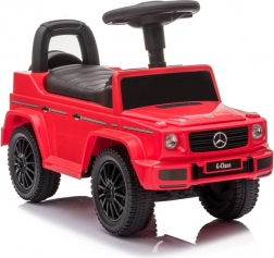 Loopauto MERCEDES G‑Class, rood, claxon- en motorgeluiden