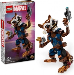 Lego Marvel Rocket en Baby Groot – beweegbaar figuur 22 cm