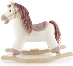 Bieco hobbelpaard Ginger van ribfluweel