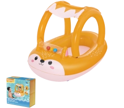 Bestway opblaasboot voor kinderen Friendly Fox met zonnescherm