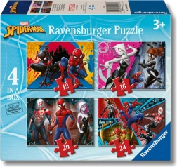 Ravensburger puzzel Marvel: Spider-Man 4-in-1 (12–24 stukjes)