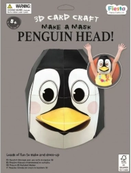 Fiesta Crafts Creatieve set 3D masker Pinguïn