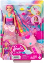 Barbie prinses met kappersapparaat voor gedraaide lokken