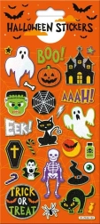 Halloweenstickers oranje