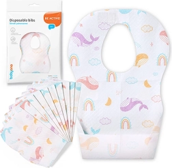 Wegwerpslabbetjes BABYONO voor kinderen, 10 stuks