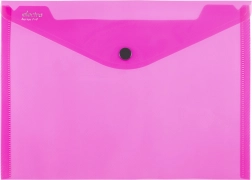 Documentenmap met drukknoop A5 Electra roze