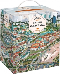 Puzzel Puzzlove Stad Warschau 1000 stukjes