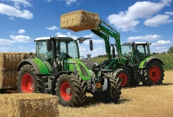 Puzzel SCHMIDT – tractoren FENDT 724 Vario en FENDT 716 Vario, 100 stukjes