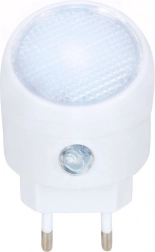 Nacht-LED-licht voor in het stopcontact met schemersensor, wit