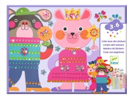 Creatieve set met edelstenen Dieren van Djeco