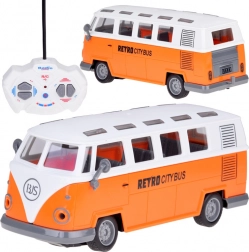 Retro RC-bus met verlichting – op afstand bestuurbaar model RETRO CITY BUS