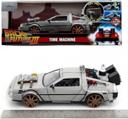 DeLorean Terug naar de Toekomst III 1:24 metalen model met openslaande deuren Jada Toys