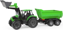 LENA WORXX tractor Deutz-Fahr met aanhanger en laadschop