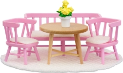 Lundby eetkamer- en keukenmeubelset voor poppenhuis