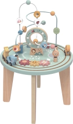 Houten Montessori activiteiten tafel TOOKY TOY met motorisch doolhof