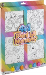 Schilderen op nummer 4-in-1 voor meisjes – creatieve set