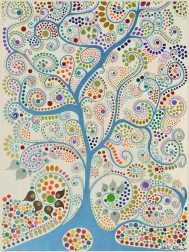 Puzzle RAVENSBURGER blauwe boom, 1500 stukjes