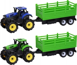 Tractor met aanhanger voor kinderen