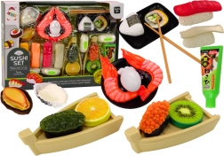 Sushi Speelset garnalen Accessoires voor kinderen 24 stuks.