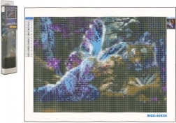 Diamond painting NORIMPEX – vlinderfee 30 × 40 cm