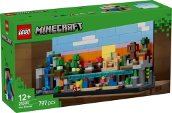 LEGO Minecraft minibiooms bouwset voor display