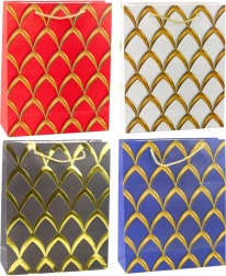 Cadeautas met gouden decoratieve motieven 32 × 26 × 12 cm