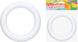 Decoratieve polystyreen krans 25 cm