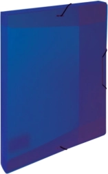 Opaline archiefdoos met elastiek blauw